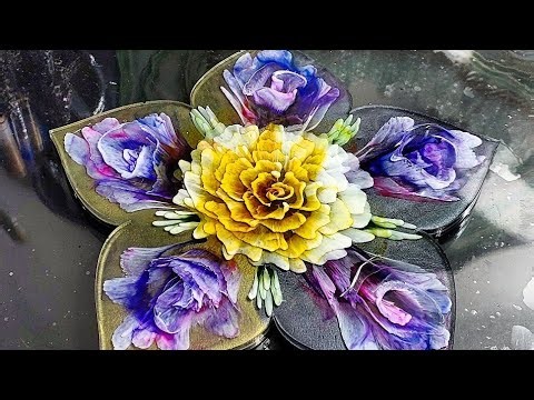 DIY 3D flower Resin bloom/Beautiful resin bloom_Resin art
