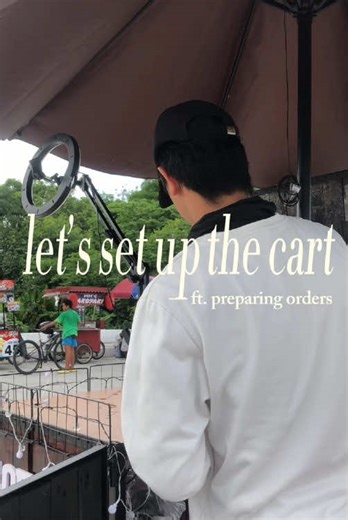 yes! finally, from table to cart! thank you Lord 🙏🏻 — now let’s set up the cart ft. preparing orders 🫡 #coffee #noncoffee #popupcoffee #coffeetiktok #akiracoffeetherapy #coffeecart #streetcoffee #fyp #coffeelovers