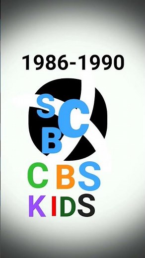 cbs kids 1986-1990 logo