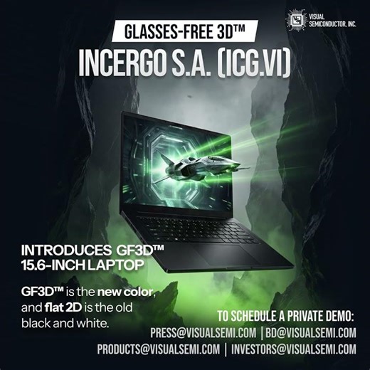The Future of Laptops Is Glasses-Free 3D | GF3D™ 15.6-Inch Demo