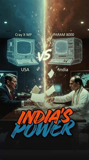 Raj Files on Instagram: "PARAM - The Event That Changed India’s Destiny! America refused to sell India a supercomputer… so India built one stronger. The PARAM revolution proved: never underestimate this nation. 🇮🇳🔥 #IndiaTech #Supercomputer #PARAM #RajivGandhi #TechHistory #IndiaRising #ScienceAndTech #IndianInnovation #DigitalIndia #ProudToBeIndian #RajFiles"