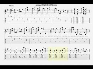 "Kinks - Waterloo Sunset" Tab for easy Finger Style