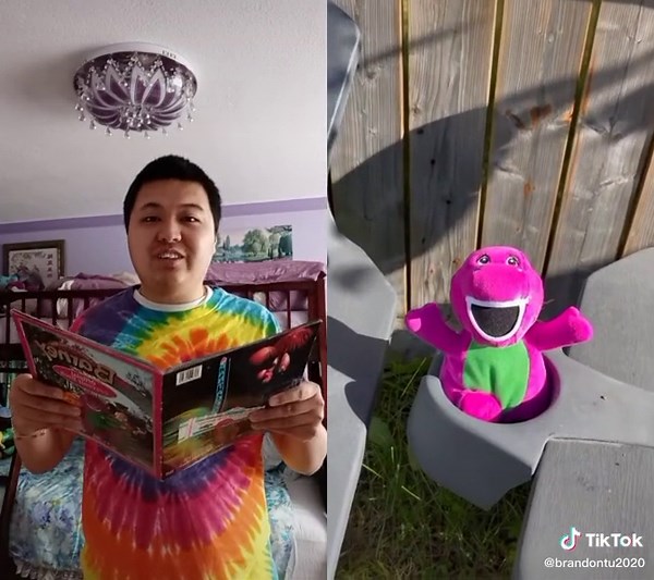 #duet with @bultum2000entertainment How to make Barney come to life? The Book says we need to use our Imagination. #barneythedinosaur #barneyandfriends