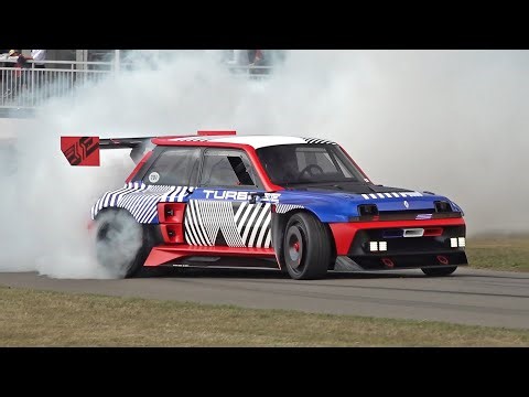Renault R5 Turbo 3E - 380HP Electric Hot Hatch - Burnouts, Accelerations, Overview!