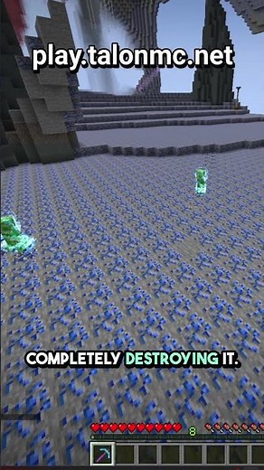 THIS CREEPER ENCHANT IS INSANE ON MY NEW OP MINECRAFT SKYBLOCK SERVER #minecraft