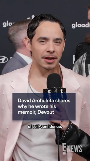 David Archuleta gives advice at the GLAAD Media Awards