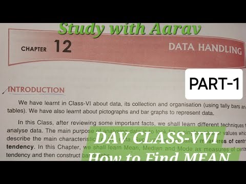 Ch-12 DATA HANDLING Part-1 Class 7dav