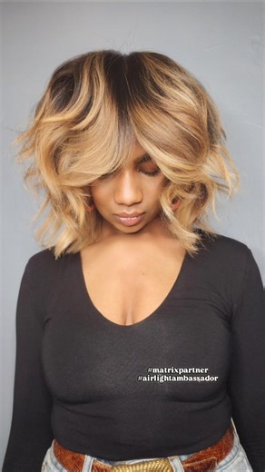 Kara Williams on Instagram: "At the @klouiseboutiquesalon anniversary party, we gave $10 haircuts to celebrate 10 years. @dockingbay94 was one of the few who took advantage of this opportunity to ask for an entire new shape instead of just a trim. For the cut-a-thon we were offering just dry cuts with no styling. But I could not stop dating about this fabulous cut and had to have her come back in, for some color! Using @matrix high riser and 20 volume I did a full head Balayage highlight for a f