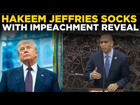 US News LIVE: Hakeem Jeffries Drops Bombshell On Trump’s Impeachment Push | Democrats vs Republicans