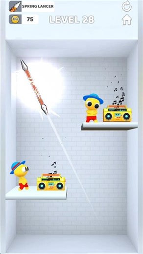 Level 26 to 30 with Spring Lancer || Spring Spear: Aim & Snap #shorts #gaming #funnygameplay