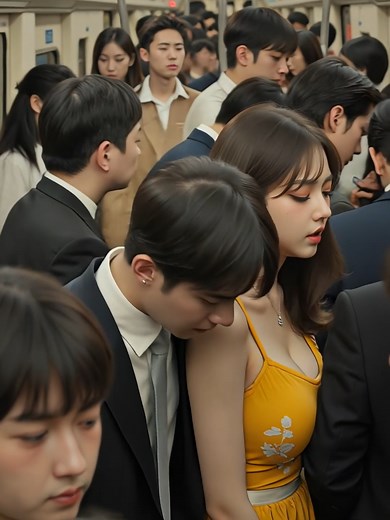 혼잡한 서울 지하철의 다양한 모습들