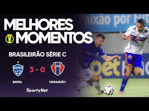 HUGE VICTORY FOR BARRA!! - Barra 3x0 Maranhão - Highlights - Série C
