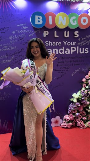 Thank you very much to each and everyone! 😘😘😘 My LOVE for you is beyond the UNIVERSE. Babae hindi ka kulang o sobra SAPAT KA! You can reach and create your own UNIVERSE! 💫 Sending so much love to my BingoPlus family! DESIGNER: Mary Santos Dela Cruz Make up: Red Pajarillo-Santiago Hair by CJ.
