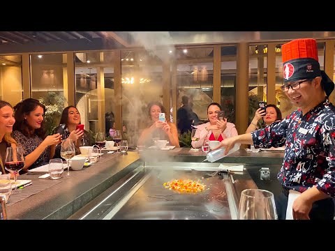 Teppanyaki dinner onboard Costa Smeralda