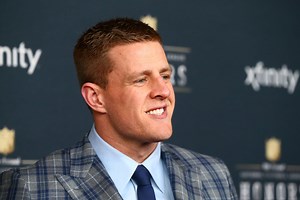 Watch: J.J. Watt's Standing Jump is an Athletic Freak-of-Nature Move