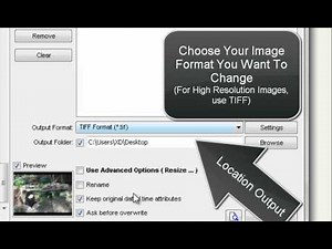 How To Change Image Formats (Fast Stone Images Viewer)