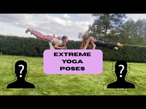 Recreating EXTREME yoga poses with a special guest!