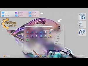 Windows 11 customization Get the New Glass Taskbar, Start Menu & More #windows11 #25h2
