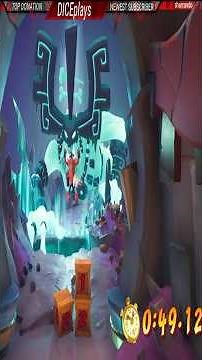 Crash Bandicoot 4 N.Sanity Peak Time Trial INSANE Speedrun!