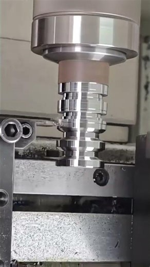 Ever wondered how raw metal is transformed into high precision parts#machine #cnc #short #cncmachine