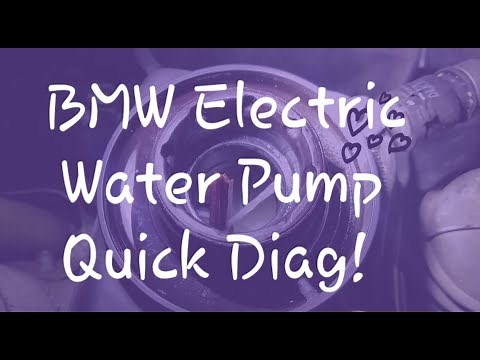 Quick Diagnosis of failed Electric Water Pump on BMW 335i
