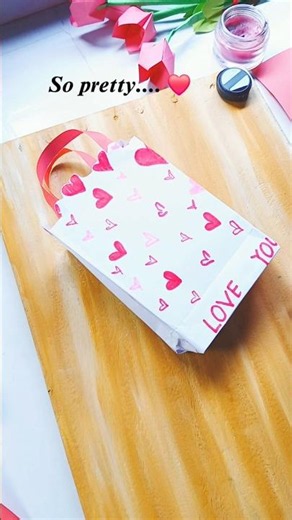 How to make a beautiful diy gift bag ideas.. ❤️