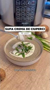 Supa cremă de ciuperci