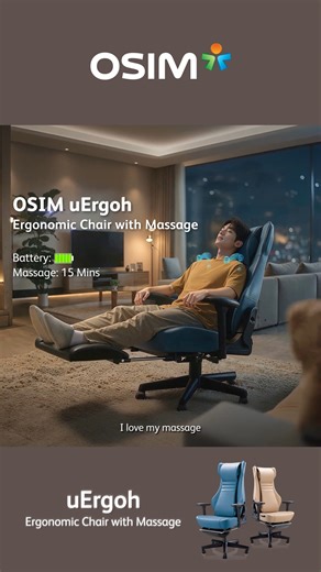 Your new work essential is here 👇 . The 𝐎𝐒𝐈𝐌 𝐮𝐄𝐫𝐠𝐨𝐡 𝐂𝐡𝐚𝐢𝐫 supports your posture, massage, and even tracks body stress level. All in one chair! . ✔ Wireless Massage ✔ Ergonomic Design ✔ Body Stress Level Management . Get more info here: https://www.osim.com.my/product/category/Gaming-And-Ergonomic-Massage-Chair-Series/uErgoh-Ergonomic-Chair-With-Massage . . #OSIMMY #uErgoh #ErgonomicChair | OSIM Malaysia