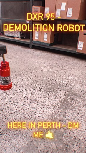 Husqvarna DXR95 Demolition Robot in the Wild West