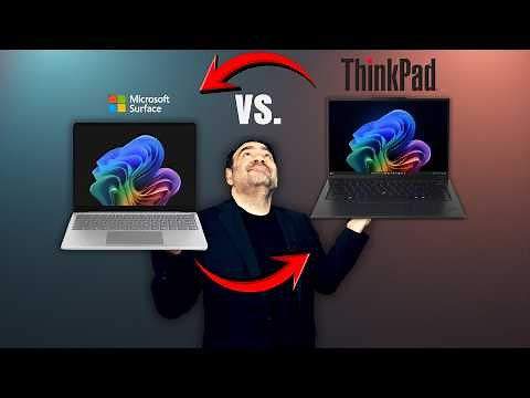 Showdown: X1 Carbon Gen 13 vs. Surface Laptop for Business