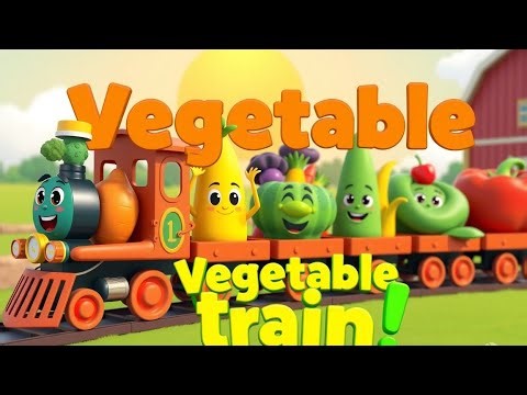 Vegetable Trai 🚂🥕🌽 #kids #poems #cartoon #foryou #baby #jariworld #short poems #fun learning