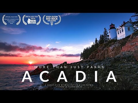 ACADIA National Park 4K (Visually Stunning 4 Minute Tour)