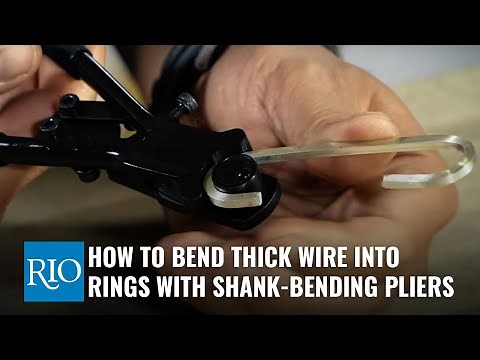 How To Bend Thick Wire Into Rings with Shank-Bending Pliers