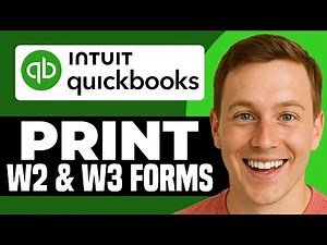 How To Print Your W2 & W3 Forms In Quickbooks Online 2026 (Step By Step)