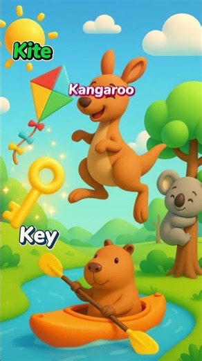 K is for... | Learn Words with K! | Fun Educational Song by CapyCapy