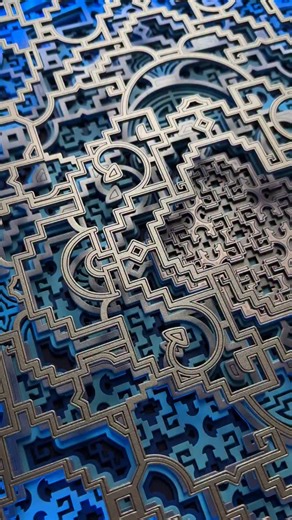 Magic of reflection. Have you ever thought that everything that exists and happens must necessarily have a projection or is a reflection of processes and things that lie on the other side? We live in a system of mutual reflections — psychological, energetic, social. But the World is not a mirror, it is a resonating field. Look at the «Entheogen» in this video: its pattern multiplies, the lines diverge, the ornament reflects through space and it transforms into an incredibly complex and beautiful