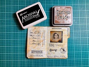 Making an ID Card For My Envelope Junk Journal