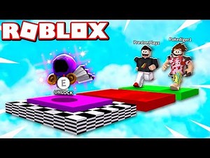 ROBLOX 1v1 OBBY RACE! IF POKE WINS, HE GETS HIS DOMINUS!