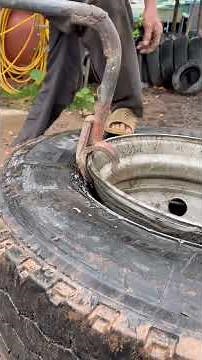 Homemade tire removal tool to remove all types of tubeless tires