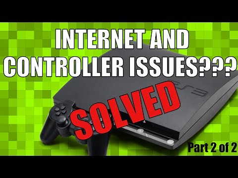 PS3 How to fix internet problems and controllers not connecting (pt 1)
