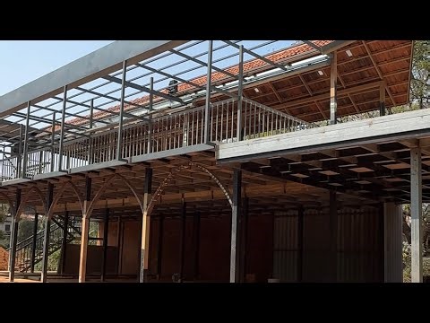 Soli solid laterite interlocking bricks cafe work #soil #laterite #interlockingbrick #mudbrick #eco