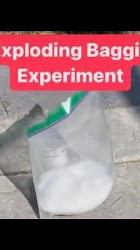 Exploding Baggie Science Experiment for Kids