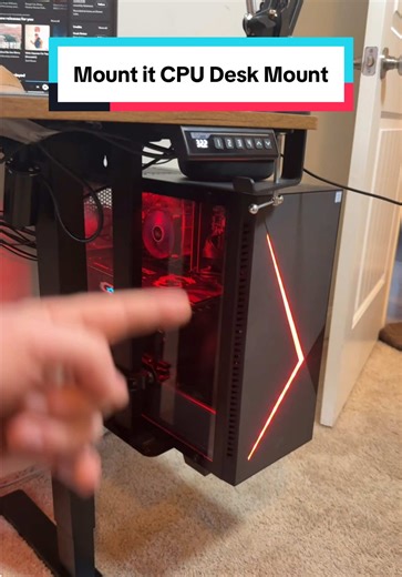 Under-desk or wall-mounted CPU holder with full 360° swivel. Holds up to 44 lbs while keeping your setup cleaner and more organized. Simple upgrade for any desk setup. #TikTokShopCreatorPicks #DeskSetup #WorkspaceUpgrade #PCSetup #OfficeEssentials