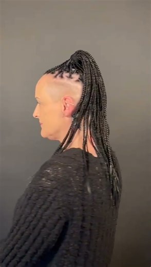 Krasse Micro Braids mit Undercut! WhatsApp +49 7131 576860 | www.magicstyle.de #braids