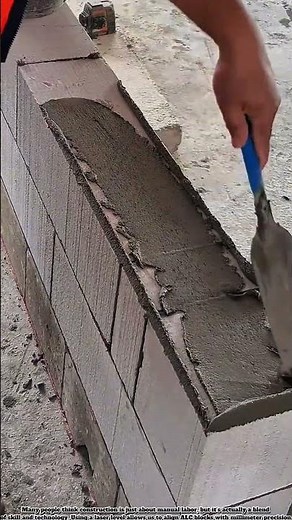 Precision Masonry: Using Laser Levels for Perfectly Straight Walls.#Construction#Masonry#LaserLevel