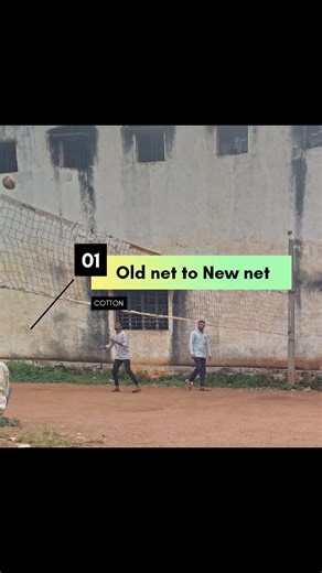 Roshan Vöĺĺęý on Instagram: "How to making old net to New net??? Process begins.... #volleyball🏐 #volleyballnet #volleyballmaterial #trending #viralpost #ViralReels #volleyballlife #volleyballteam #volleygirls #collab #collabaration #account #professional #ExplorePage #explorefeed #explorepage #explorer #volley #InstaReels #internationalvolleyball #account #professional #technology #stiches #making #volleyball🏐 #volleyballplayer #volleyballplayer #trend #instareelsindia❤️instafav #allvolleybal