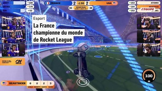 La France championne du monde de Rocket League