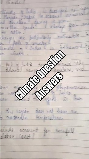 Climate Class 9 Questions and Answers | Geography Chapter 4 Climate NCERT Question Answers #shorts