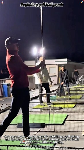 Exploding Golf Ball Prank.#Golf #Prank#Reaction#Shorts#Funny#Confused#usa