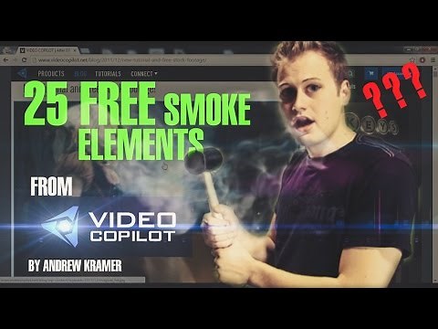 25 Free Smoke Effects Footage Download - From Video Copilot by Andrew Kramer